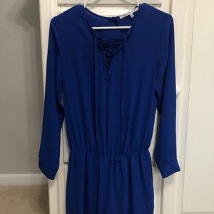 Royal blue romper